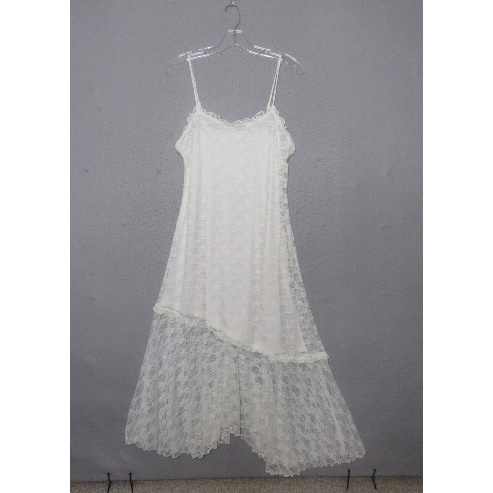 Old Navy Dress Lace Festival Fairy Romantic Slip Boho Bridal Romantic NWT